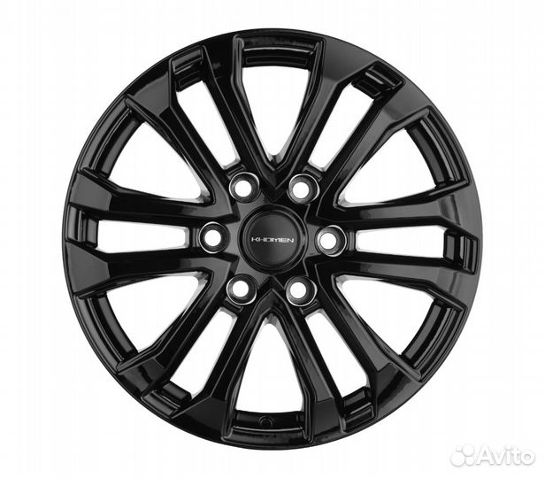 Khomen Wheels KHW1805 7.5x18 6x139.7 ET25 DIA106.1 black