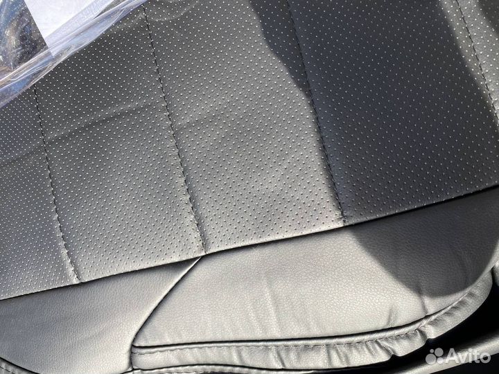 Автомобильные чехлы на Фольксваген Поло 6 (эко кож