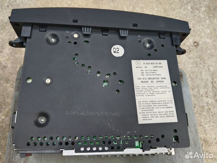 Автомагнитола Mercedes - Alpine / Made in Japan