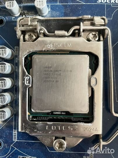 Материнская плата 1155 с процессором