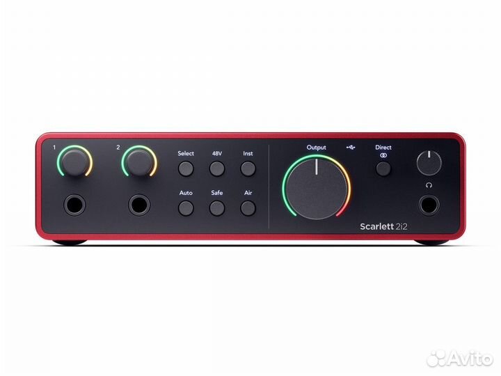 Focusrite Scarlett 2i2 4th Gen аудиоинтерфейс