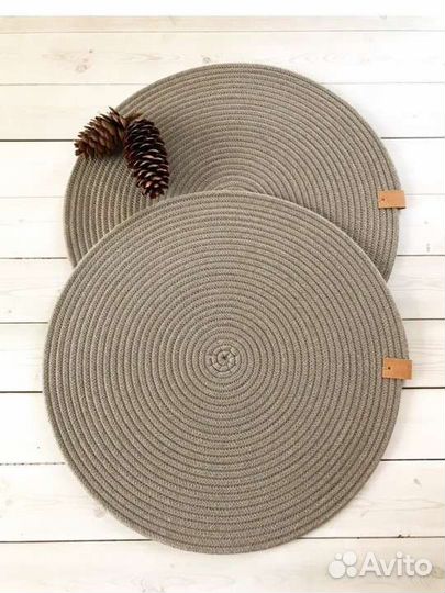 Салфетки сервировочные из хлопкового шнура