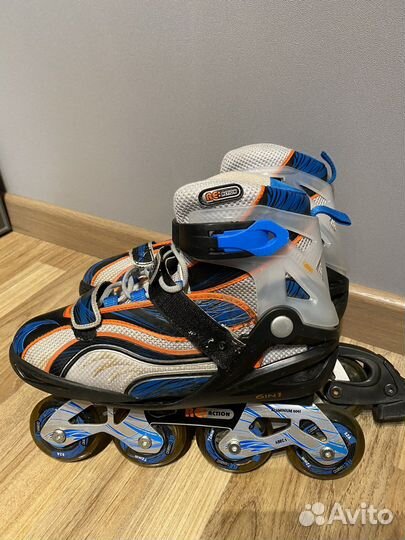 Роликовые коньки раздвижные reaction 36 размер +6