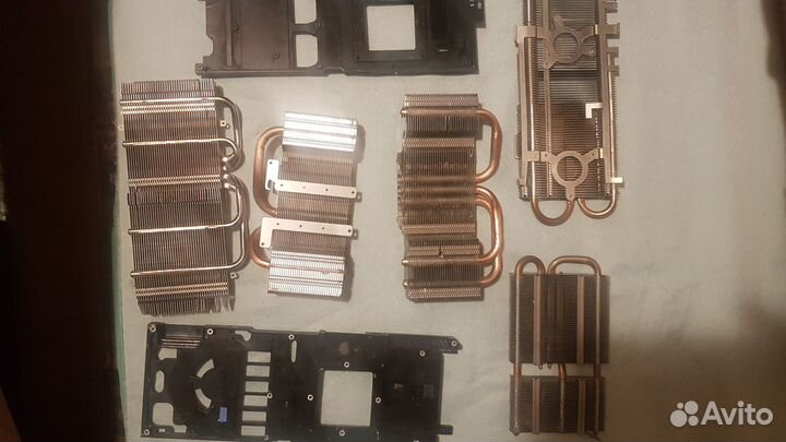 Радиаторы видеокарт процессоров