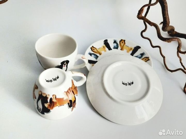 Новая кофейная пара фарфор набор
