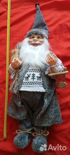 Игрушка Новый Год кукла 60см Санта-Клаус Дед Мороз