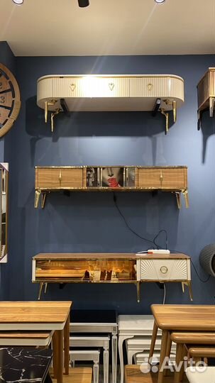 Электрический камин тумба