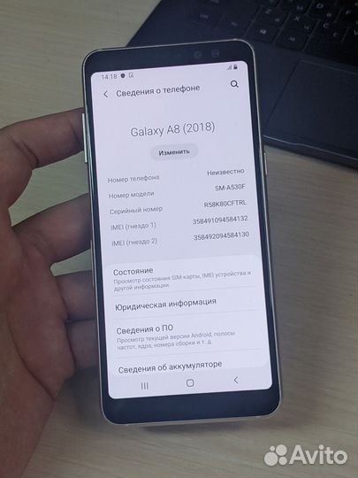 Samsung Galaxy A8 (2018), 4/32 ГБ