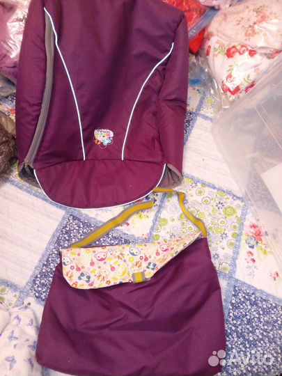 Детские санки коляска с колесами бу