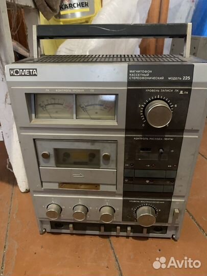 Кассетный магнитофон комета 225