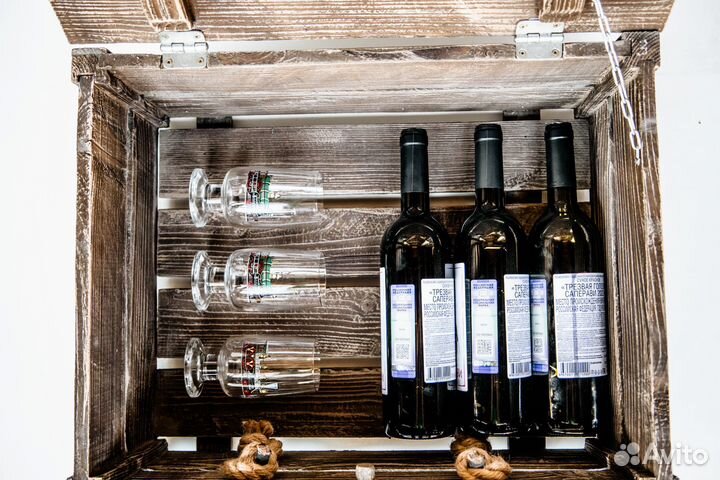 Ящик подарочный деревянный