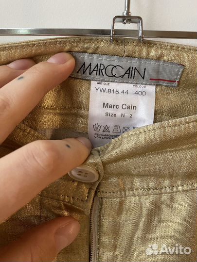 Золотые брюки Marc Cain