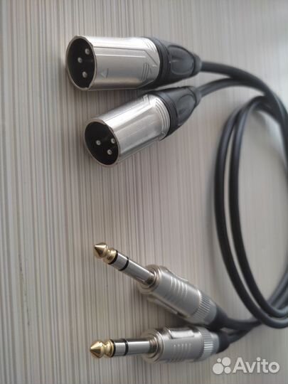 Коммутация балансная студийных мониторов TRS-XLR