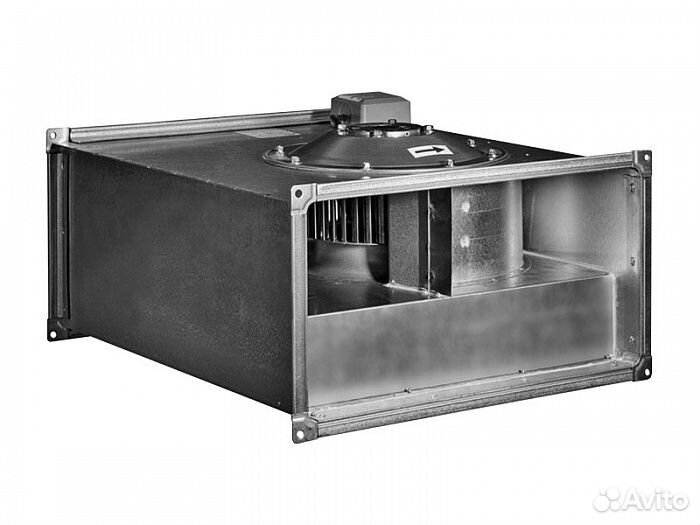Прямоугольный канальный вентилятор ZFP 70-40-4D