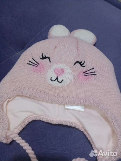 Шапка для девочки новая 44-46