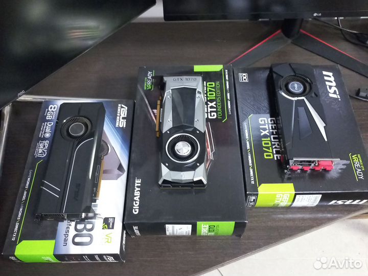 Видеокарта GTX 1070 Game 8Gb