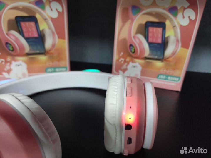 Наушники кошачьи ушки jst-b39m