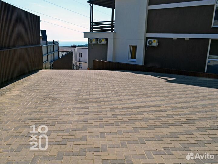 Тротуарная плитка, бордюры, газонная решетка