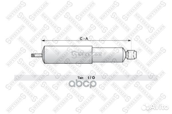 87-05029-SX амортизатор подвески перед 437-75