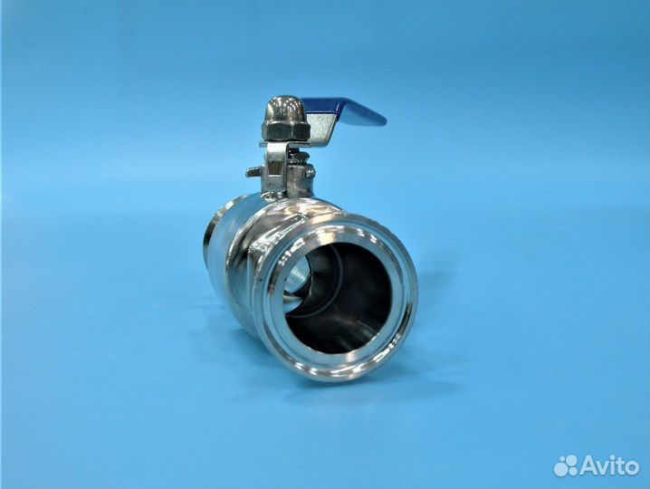 Шаровый кран кламп 2