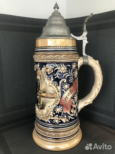 Антикварная пивная кружка.1л