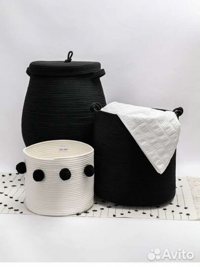Корзина плетеная большая