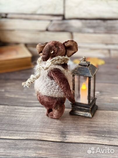 Слон тедди ручная работа