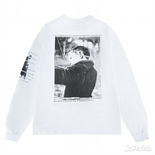 Лонгслив ERD (белый)