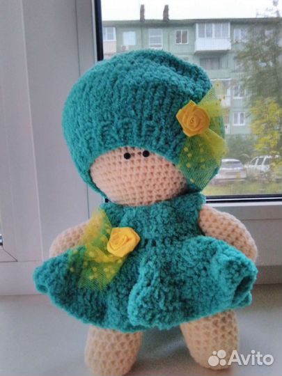 Кукла йо йо вязаная