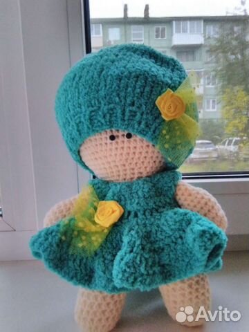 Кукла йо йо вязаная