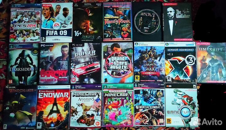 Игры dvd box пк ps2