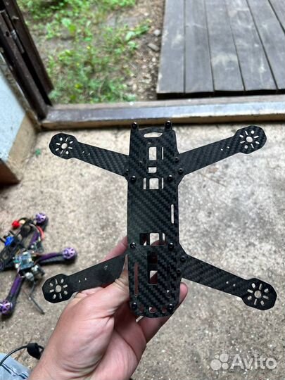 Fpv квадрокоптер 220мм + куча запчастей
