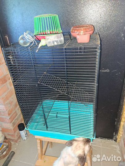 Клетка большая 4х этажка для животных. Грызунов