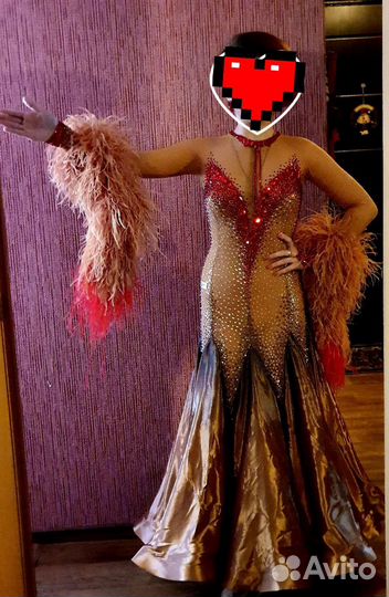 Платье для бальных танцев латина ю2 и стандарт ю2