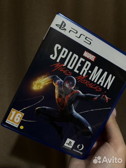 Диск игра для ps4 spider man miles morales