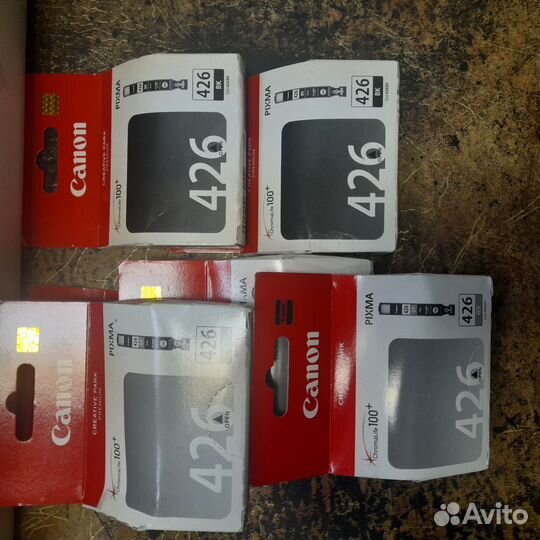 Оригинальные картриджи canon pixma