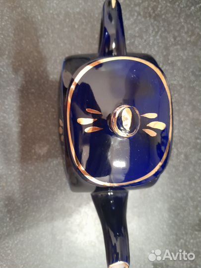 Заварочный чайник кобальт Гжель