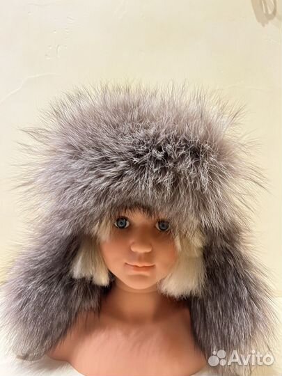 Шапка для девочки Chobi с чернобуркой