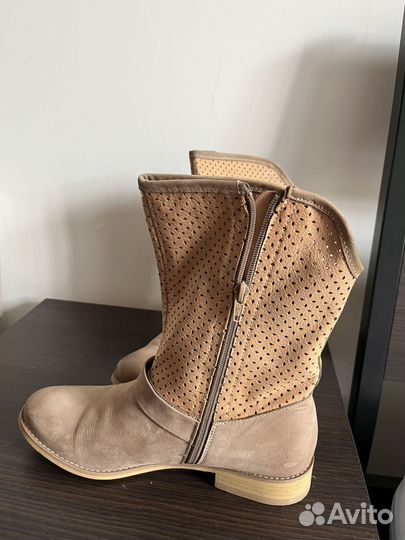 Сапоги кожа, полусапожки Conhpol Relax(Польша)