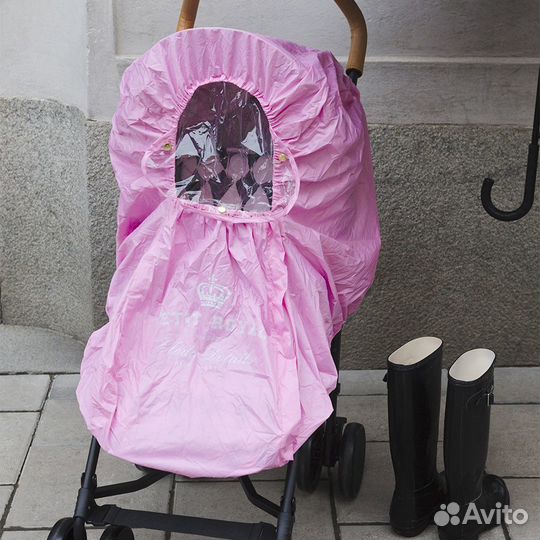 Elodie details Дождевик на коляску Petit RoyalPink