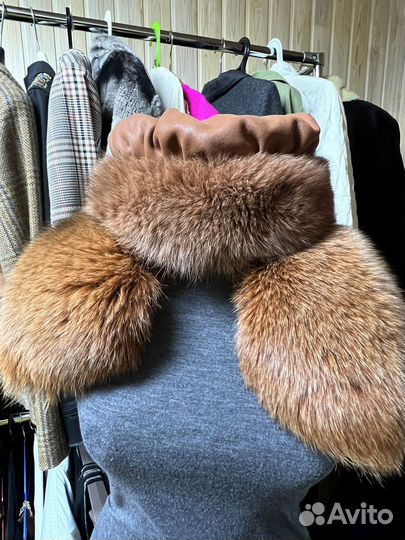 Шапка+воротник+манжеты меховые