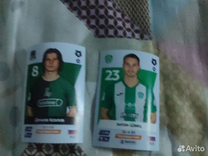 Наклейки футболистов