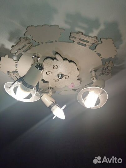 Люстра Польша 40 см в диаметре Овечка