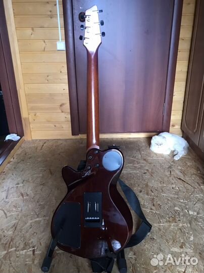 Электрогитара Godin lightburst flame