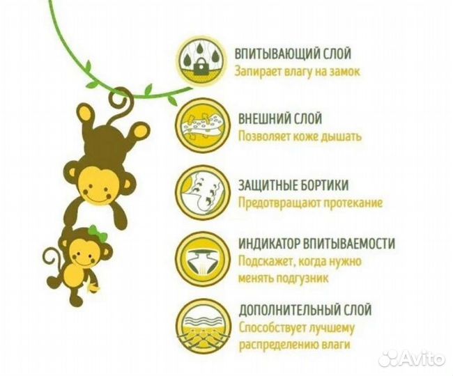 Мегапачки Подгузники трусики Твинс L, XL