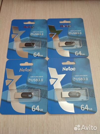 Usb флешка 64 Гб 3.0 Netac