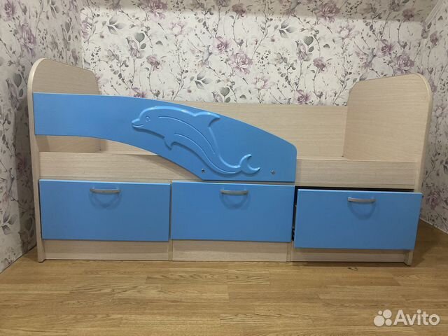 Детская кровать от 3 лет с бортиками