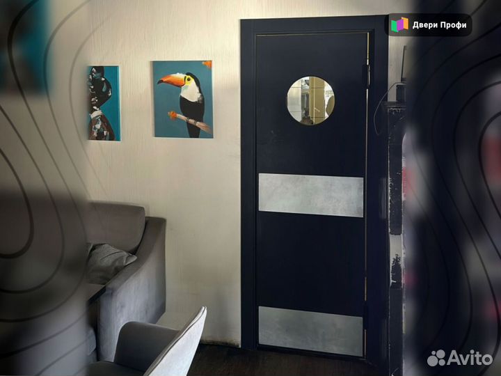 Дверь маятниковая для столовой