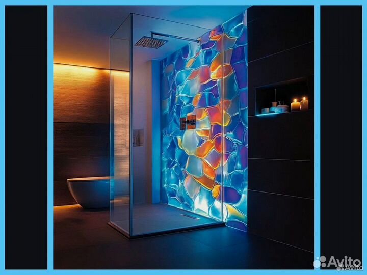 Душевые стеклянные перегородки за 24 часа