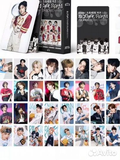 Карточки stray kids (55 lomo card)